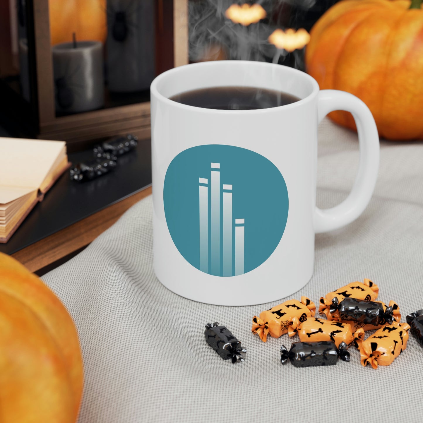 (UK) Officially Selected White Coffee Cup, 11oz