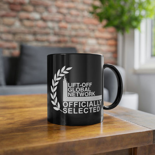 (EU) Officially Selected Black Coffee Cup, 11oz