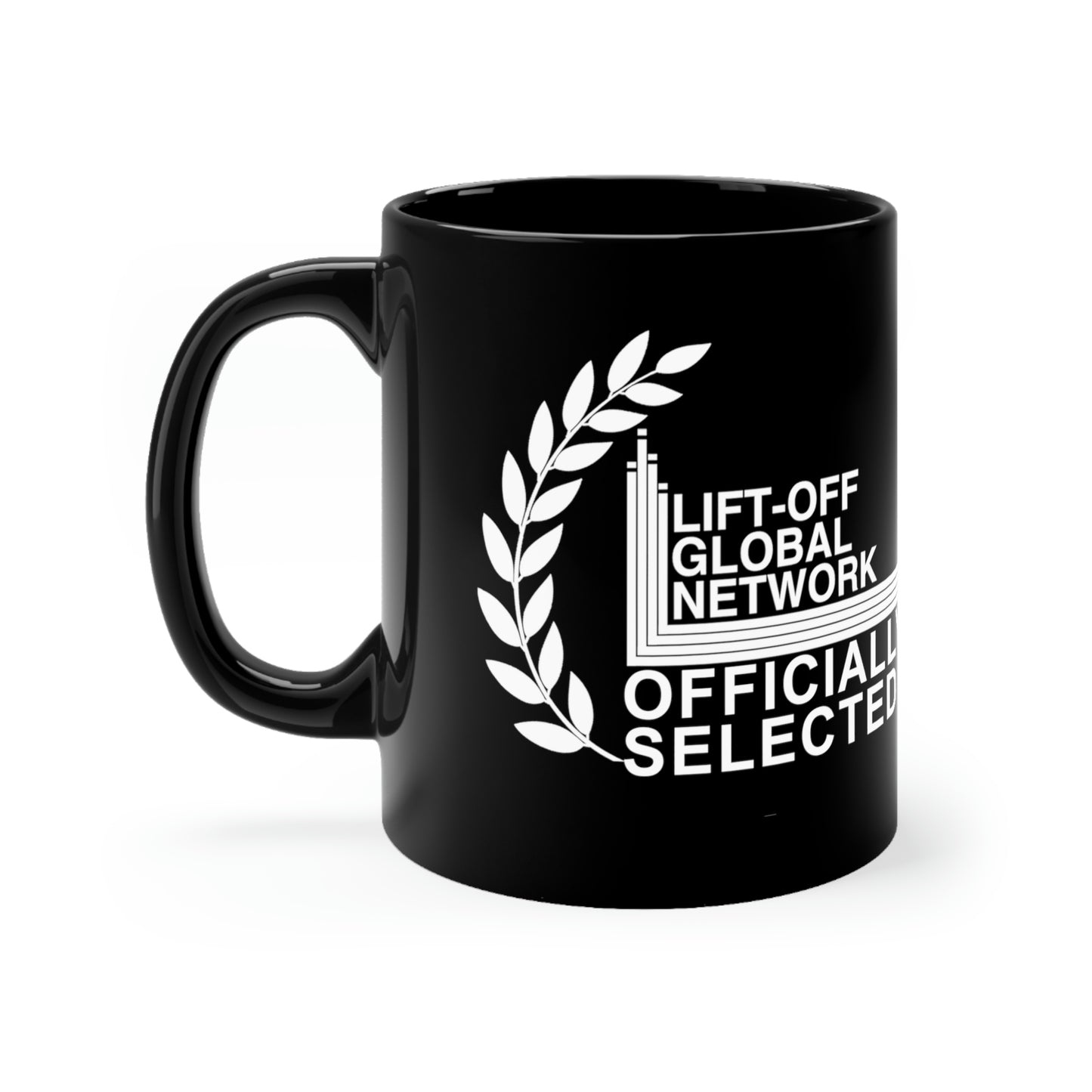 (US) Officially Selected Black Coffee Cup, 11oz