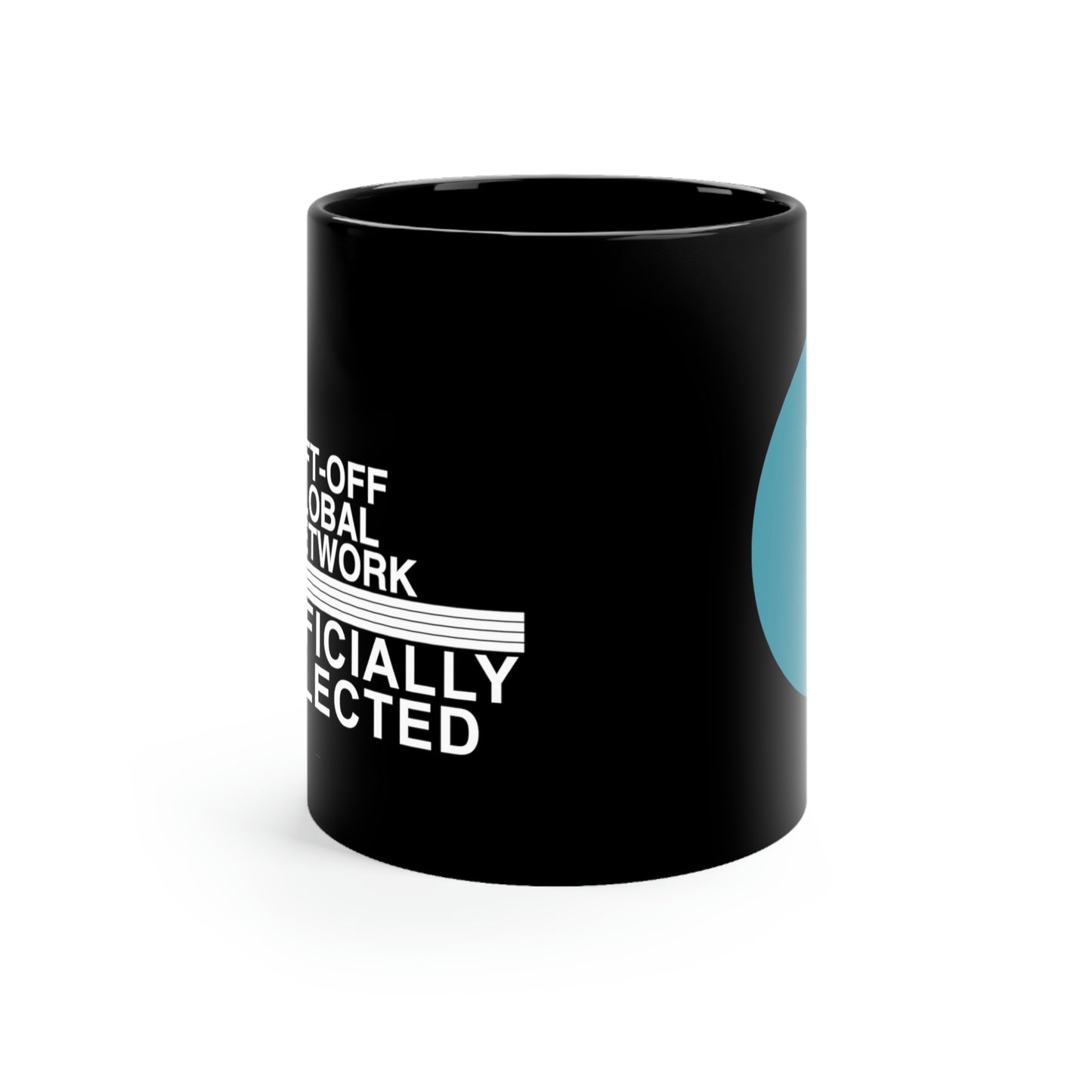 (US) Officially Selected Black Coffee Cup, 11oz