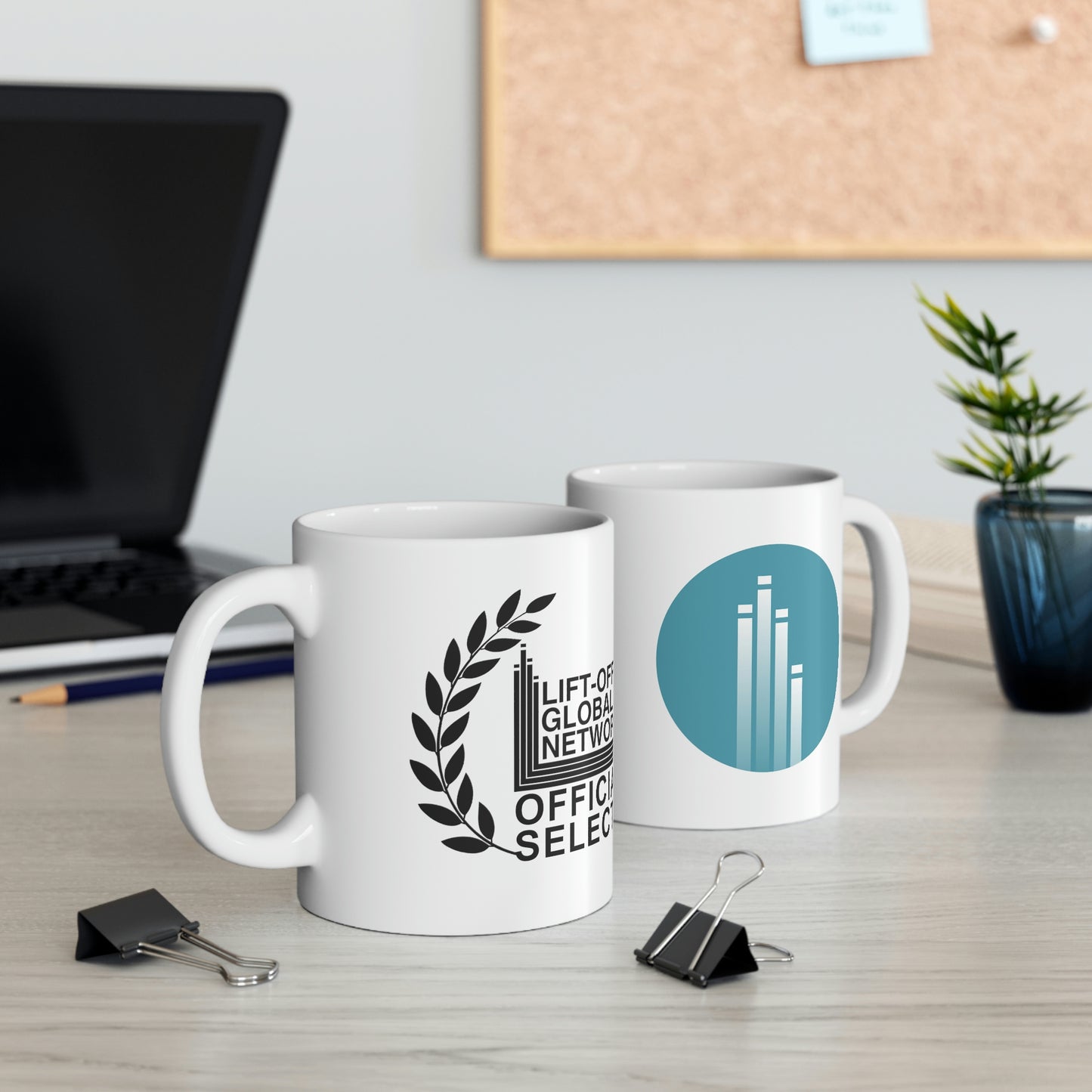 (UK) Officially Selected White Coffee Cup, 11oz