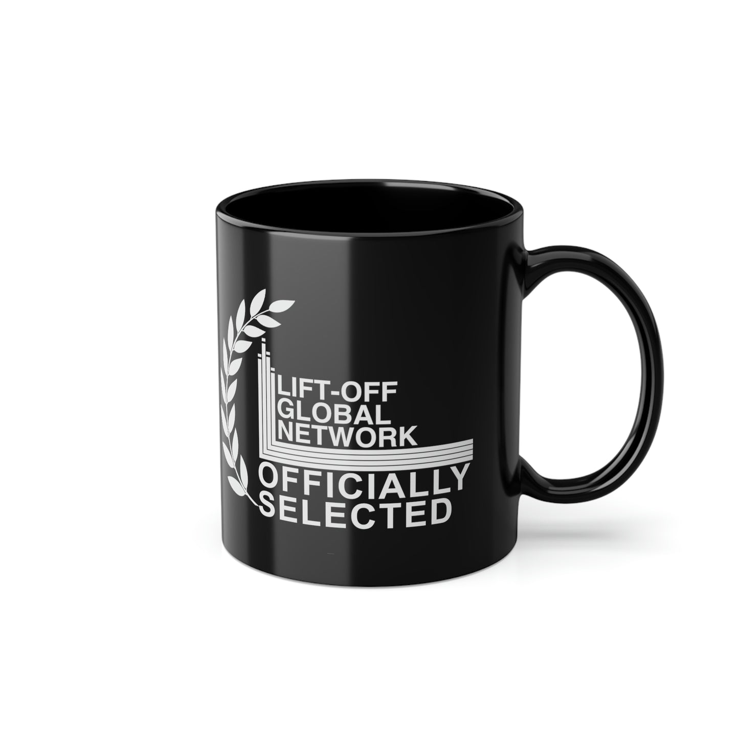 (EU) Officially Selected Black Coffee Cup, 11oz